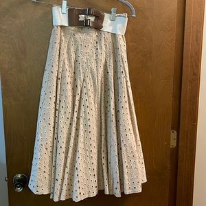Midi Skirt with Belt